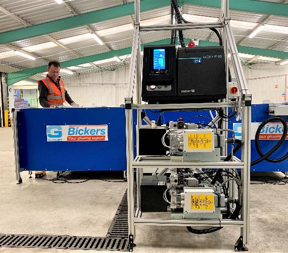 Bickers GLUEJET® XY Gluer UK Engineer Jan Stevens. Jan is highly skilled in installing and servicing the Bickers GLUEJET® and is UK based. He is very motivated and always keen to help our customers.